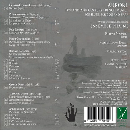 Aurore: 19th & 20th Century French Music For Flute Bassoon & Harp