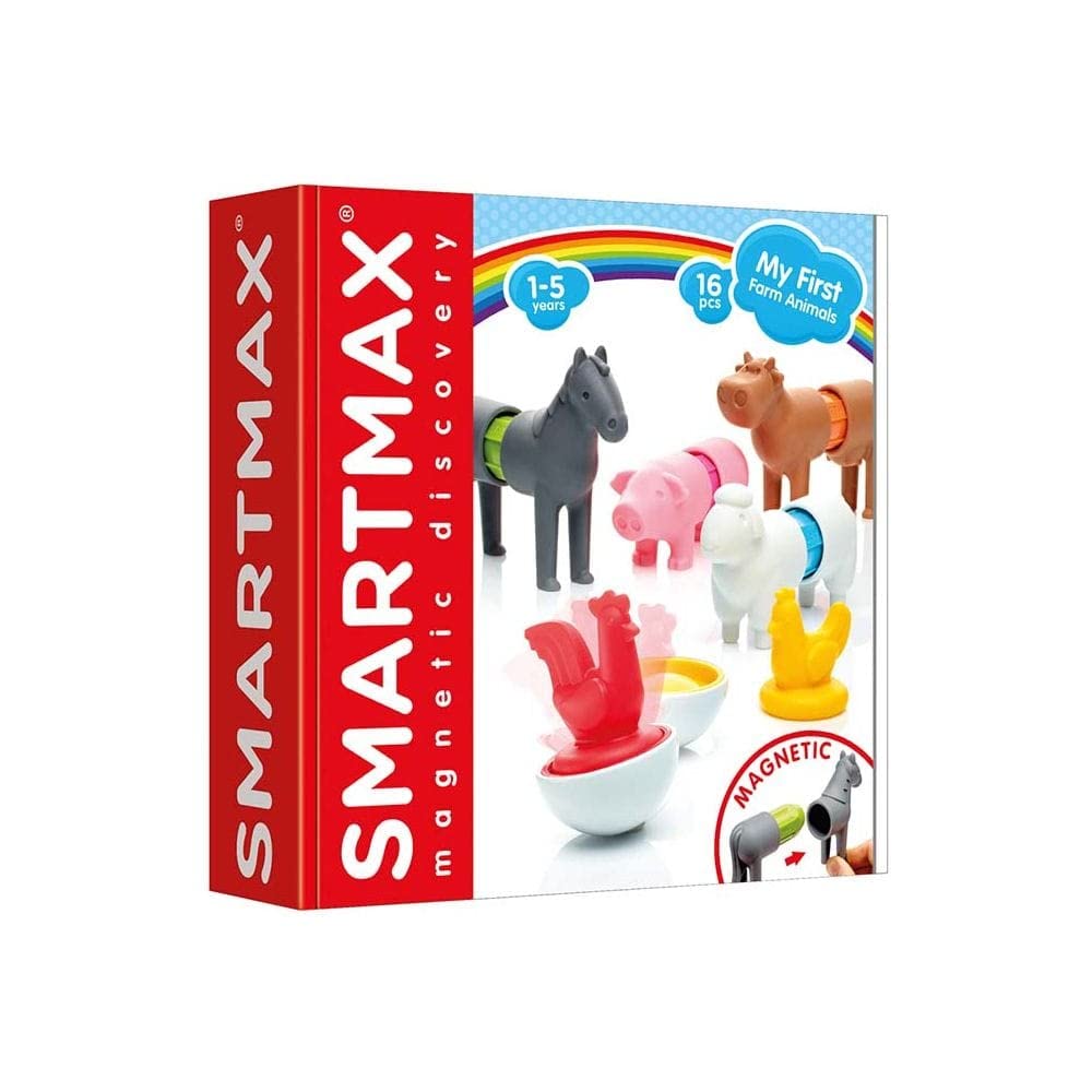 SmartMax - My First Farm Animals, Magnetic Discovery Play Set, 16 pieces, 1 - 5 Years