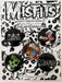 Misfits Button Badge Band Logo Official Set Of 5 One Size