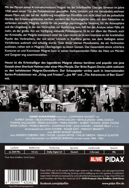 Kommissar Maigret - Komplettbox: Pidax Serien-Klassiker / Komplettbox