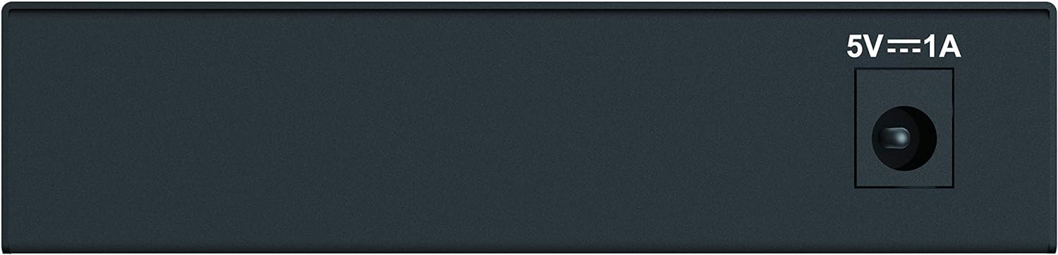 D-Link DGS-105GL 5-Port Gigabit Unmanaged Desktop Switch, Fanless, Low Profile, Metal Housing, Plug-and-Play, 802.3az EEE black DGS-105GL