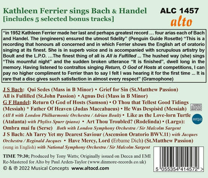 Kathleen Ferrier Singt Bach & Händel