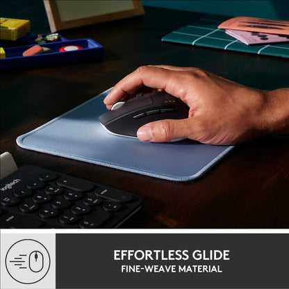 Logitech Mouse Pad - Studio Series, Computer Mouse Mat with Anti-slip Rubber Base, Easy Gliding, Spill-Resistant Surface, Durable Materials, Portable, in a Fresh Modern Design
