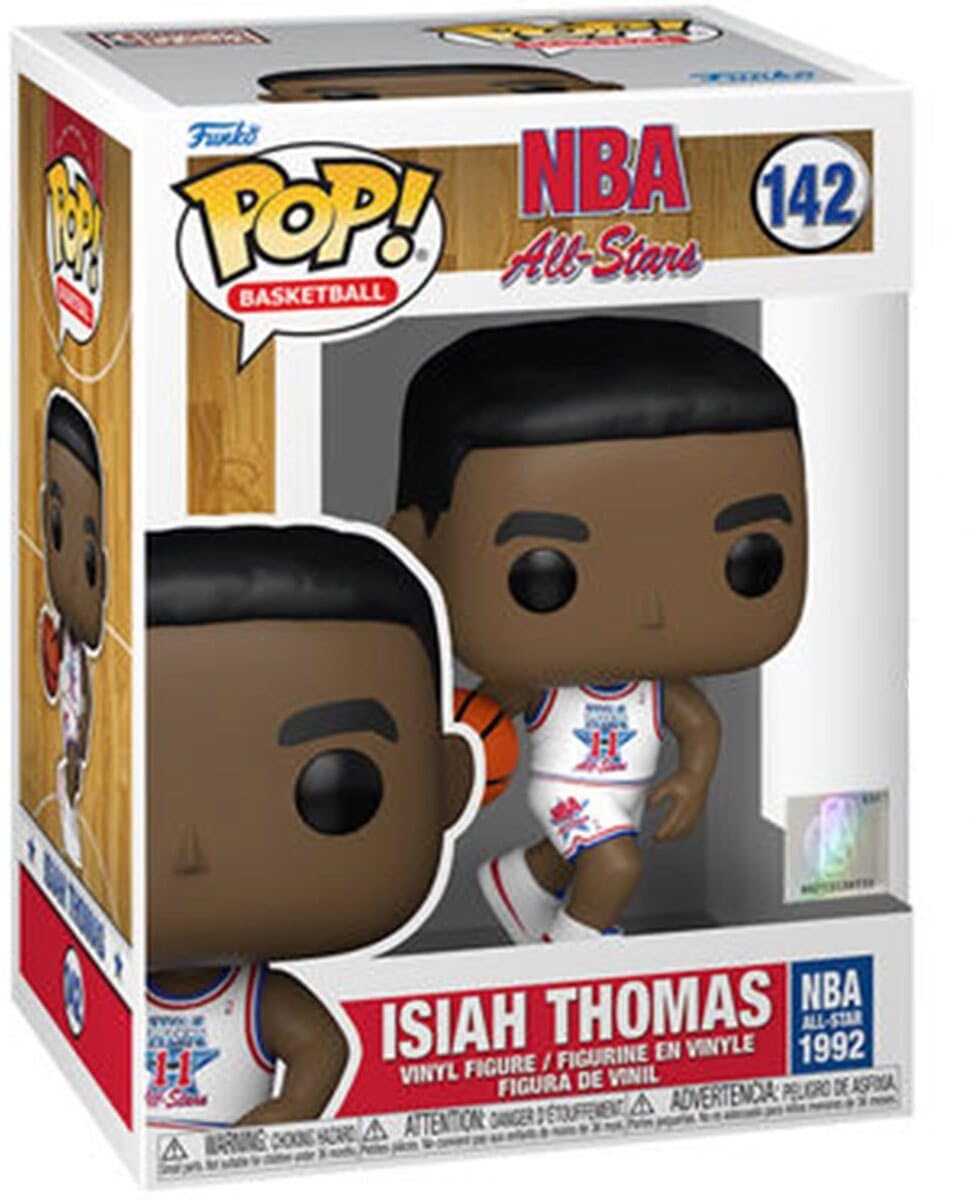 Funko POP! NBA Legends-Isiah Thomas - (White All Star Uni 1992) - Collectable Vinyl Figure - Gift Idea - Official Merchandise - Toys for Kids & Adults - Sports Fans - Model Figure for Collectors