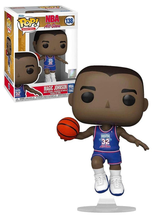 Funko POP! NBA Legends-Magic Johnson - (Blue All Star Uni 1991) - Collectable Vinyl Figure - Gift Idea - Official Merchandise - Toys for Kids & Adults - Sports Fans - Model Figure for Collectors
