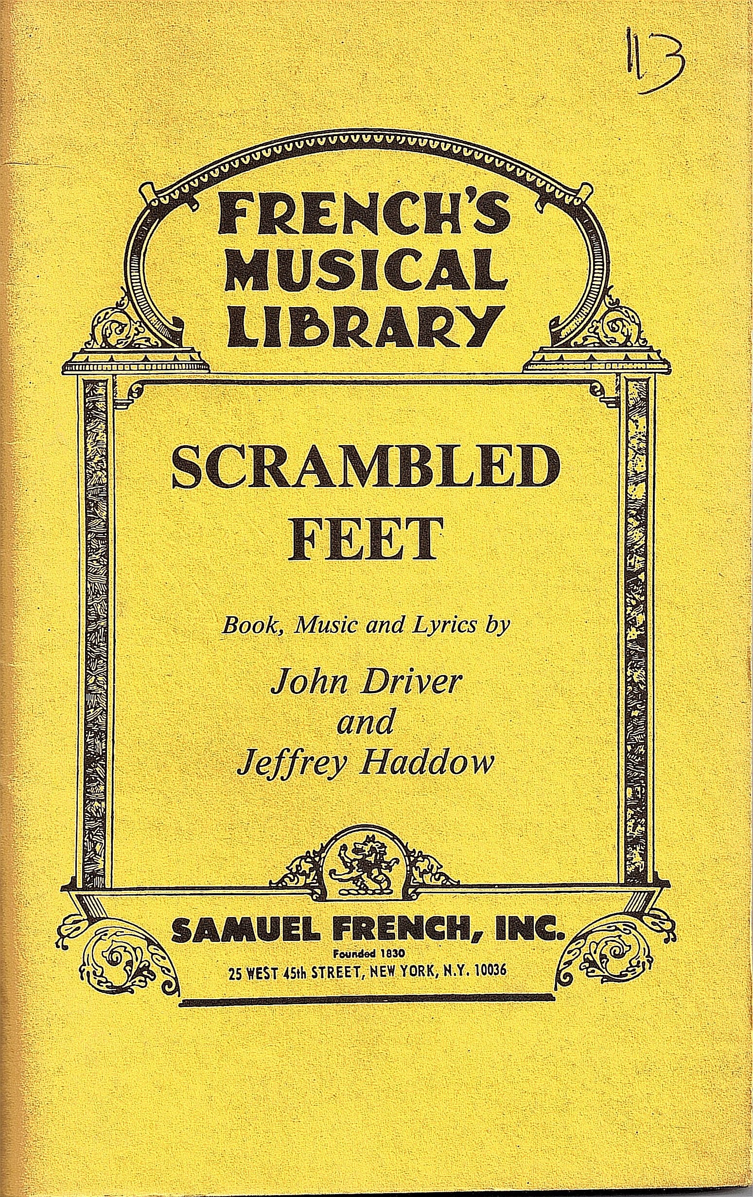 Scrambled Feet (French's musical library