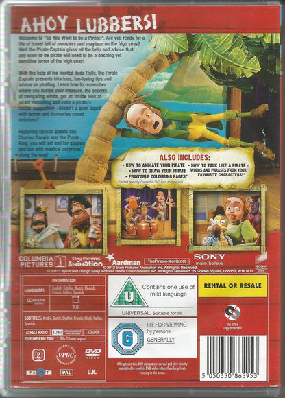 So You Want To Be A Pirate - DVD (1 CD