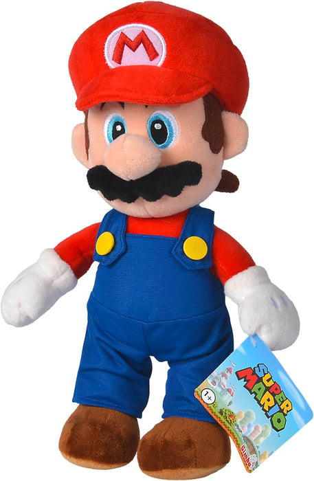 Simba Toys - Peluche Super Mario, Material Suave y Agradable, 100% Original, Apto para Niños y Niñas de todas las Edades - 30 cm