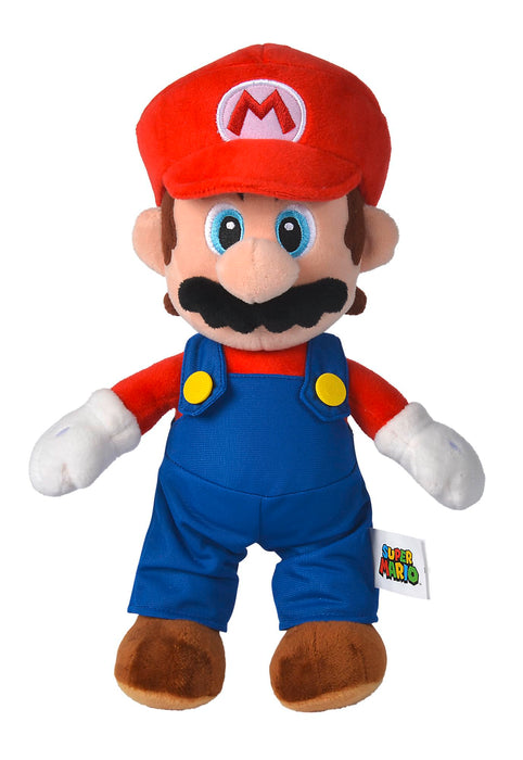 Simba Toys - Peluche Super Mario, Material Suave y Agradable, 100% Original, Apto para Niños y Niñas de todas las Edades - 30 cm