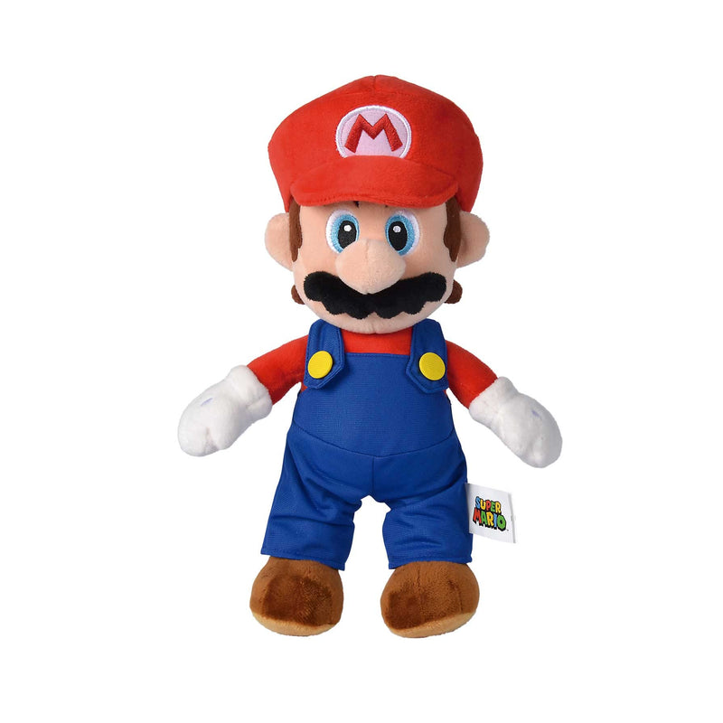 Simba Toys - Peluche Super Mario, Material Suave y Agradable, 100% Original, Apto para Niños y Niñas de todas las Edades - 30 cm