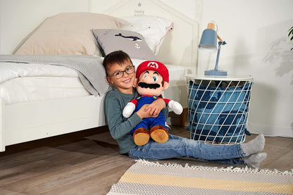 Simba 109231013 - Super Mario Plüschfigur, 50cm, Nintendo, Plüschspielzeug, ab den ersten Lebensmonaten