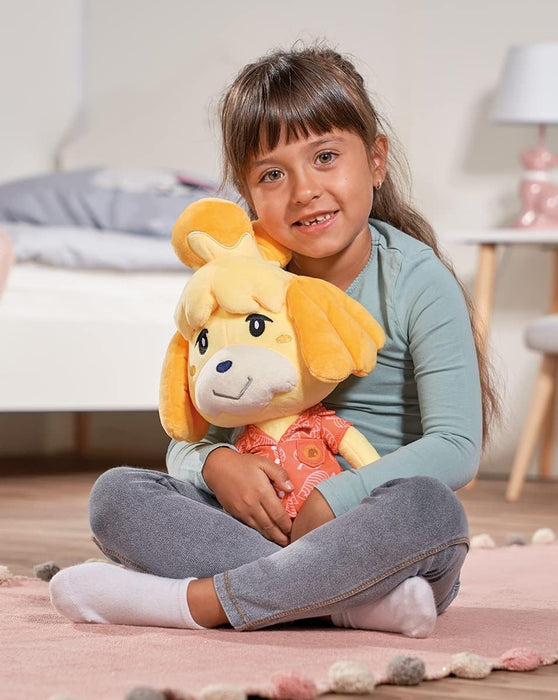 Simba 109231006 - Animal Crossing Isabelle, 40cm Plüschtier, New Horizons, Nintendo, Plüschfigur für Kinder ab den ersten Lebensmonaten