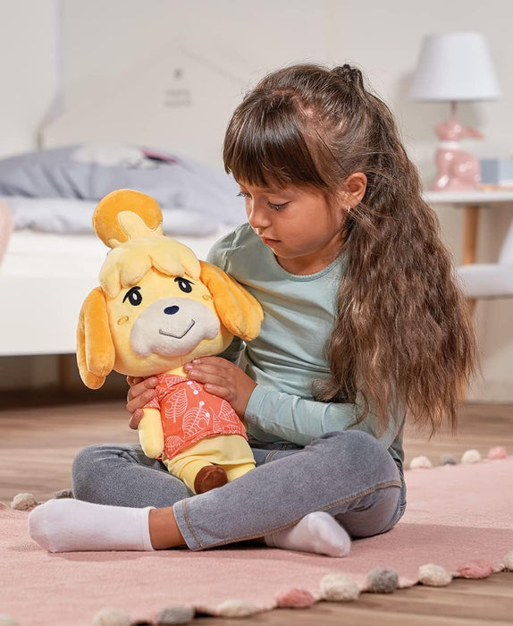 Simba 109231006 - Animal Crossing Isabelle, 40cm Plüschtier, New Horizons, Nintendo, Plüschfigur für Kinder ab den ersten Lebensmonaten