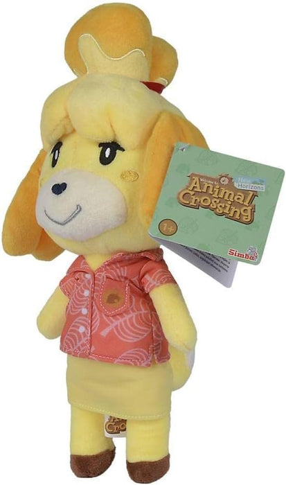 Simba 109231002 - Animal Crossing Isabelle, 25cm Plüschtier, New Horizons, Nintendo, Plüschfigur für Kinder ab den ersten Lebensmonaten