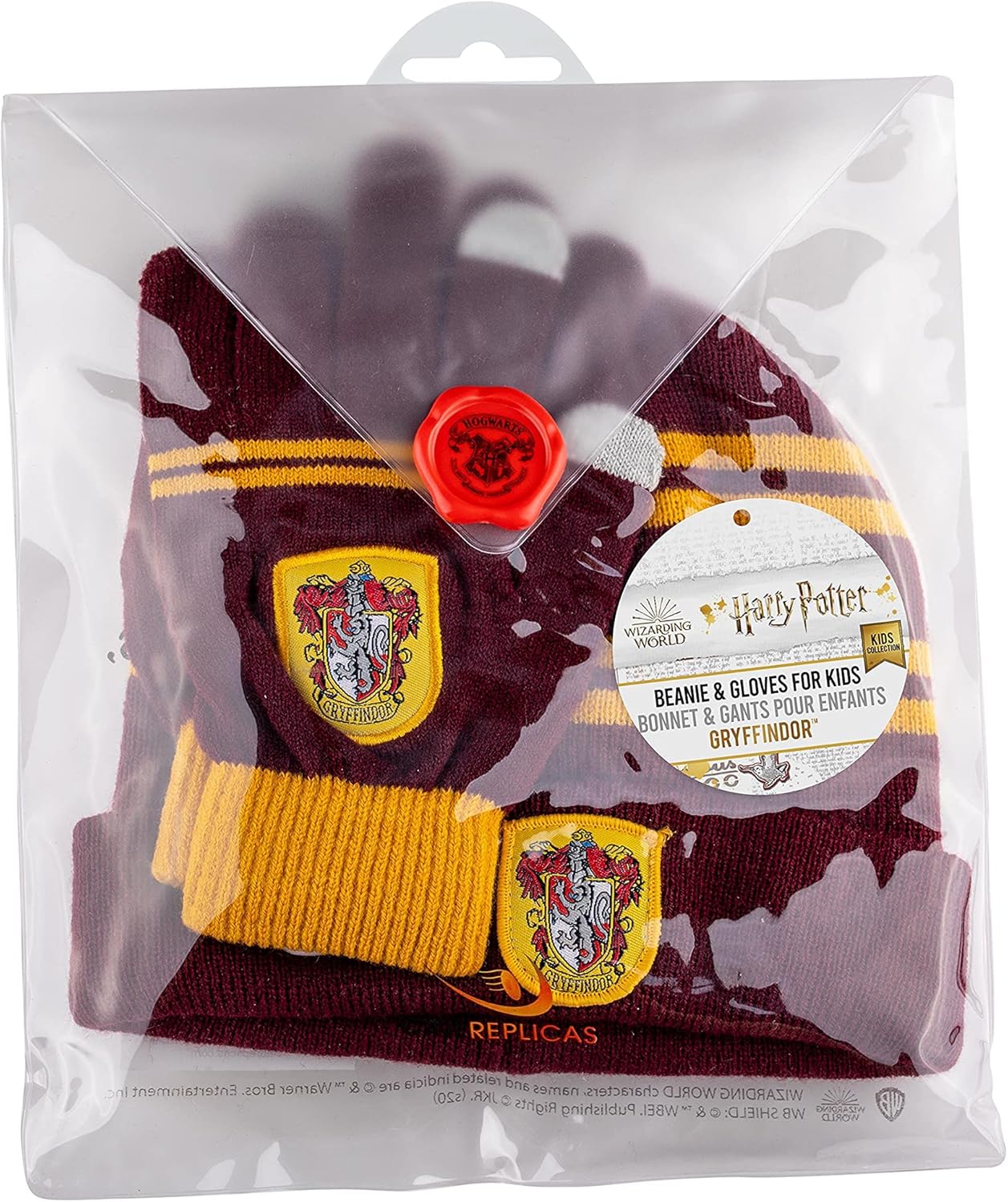 Harry Potter: Cinereplicas - Gryffindor (Set Berretto+Guanti Bambino)