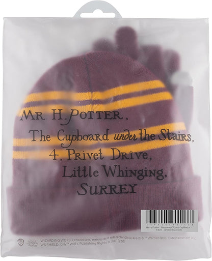 Harry Potter: Cinereplicas - Gryffindor (Set Berretto+Guanti Bambino)