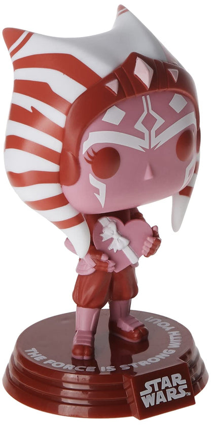 Funko Pop! Star Wars: Valentines - Ahsoka Tano - Star Wars: the Mandalorian - Collectable Vinyl Figure - Gift Idea - Official Merchandise - Toys for Kids & Adults - TV Fans Single