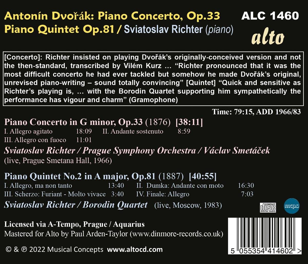 Klavierkonzert in G-Moll,Op.33/Klavierquintett