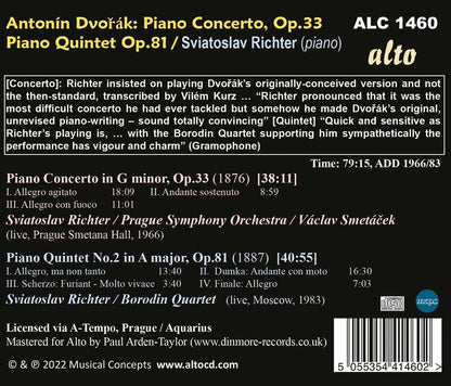 Klavierkonzert in G-Moll,Op.33/Klavierquintett