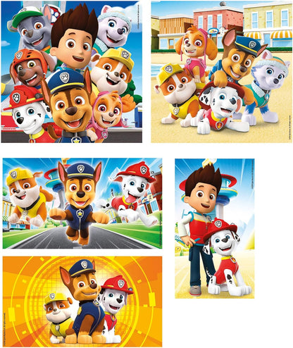 Clementoni Does Not Apply Infantiles 10 en 1 Paw Patrol, Puzzles de distinto tamaño para montarlos progresivamente de la Patrulla Canina, a Partir d, Multicolor, Medium (20270