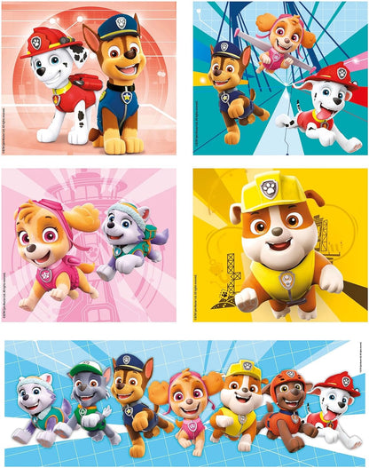 Clementoni Does Not Apply Infantiles 10 en 1 Paw Patrol, Puzzles de distinto tamaño para montarlos progresivamente de la Patrulla Canina, a Partir d, Multicolor, Medium (20270
