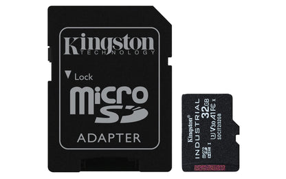 Kingston Industrial microSD - 32GB microSDHC Industrial C10 A1 pSLC Karte + SD-Adapter - SDCIT2/32GB