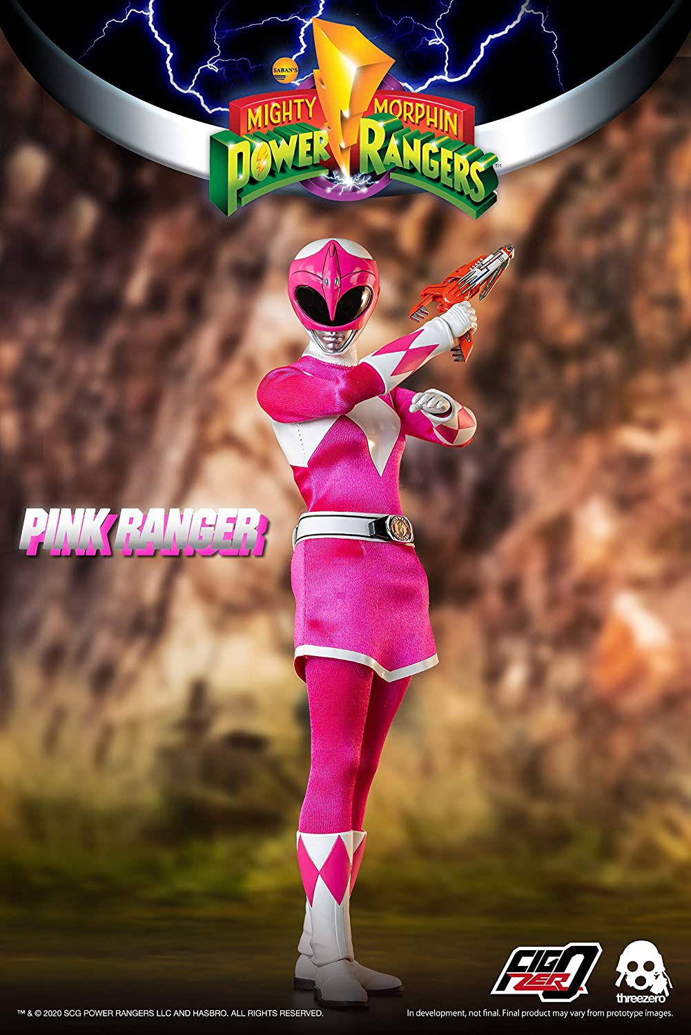 ThreeZero Mighty Morphin Power Rangers: Pink Ranger 1:6 Scale Collectible Figure