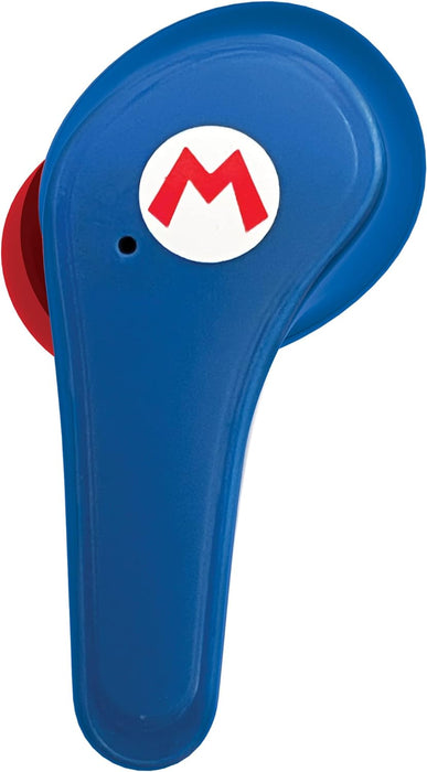 OTL Technologies SM0858 Super Mario TWS Wireless Earphones with Charging Case Blue