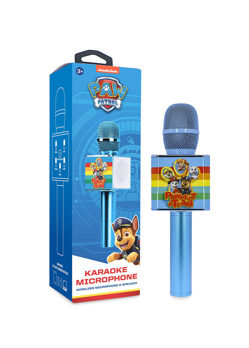 OTL Technologies PAW891 Wireless Karaoke Microphone - Paw Patrol Blue