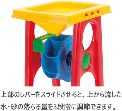 Dantoy Colourful Sand and Water Wheel with Truck and Spade, Made in Denmark