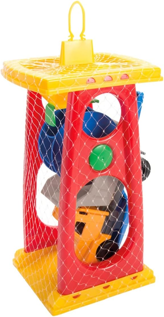 Dantoy Colourful Sand and Water Wheel with Truck and Spade, Made in Denmark