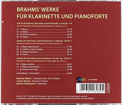 Werke Für Klarinette und Pianoforte