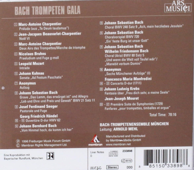 Festlich-Weihnachtliche Bach Trompeten Gala