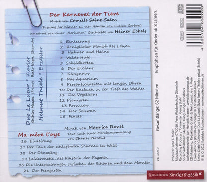 Der Karneval der Tiere-Ma Mère l'Oye