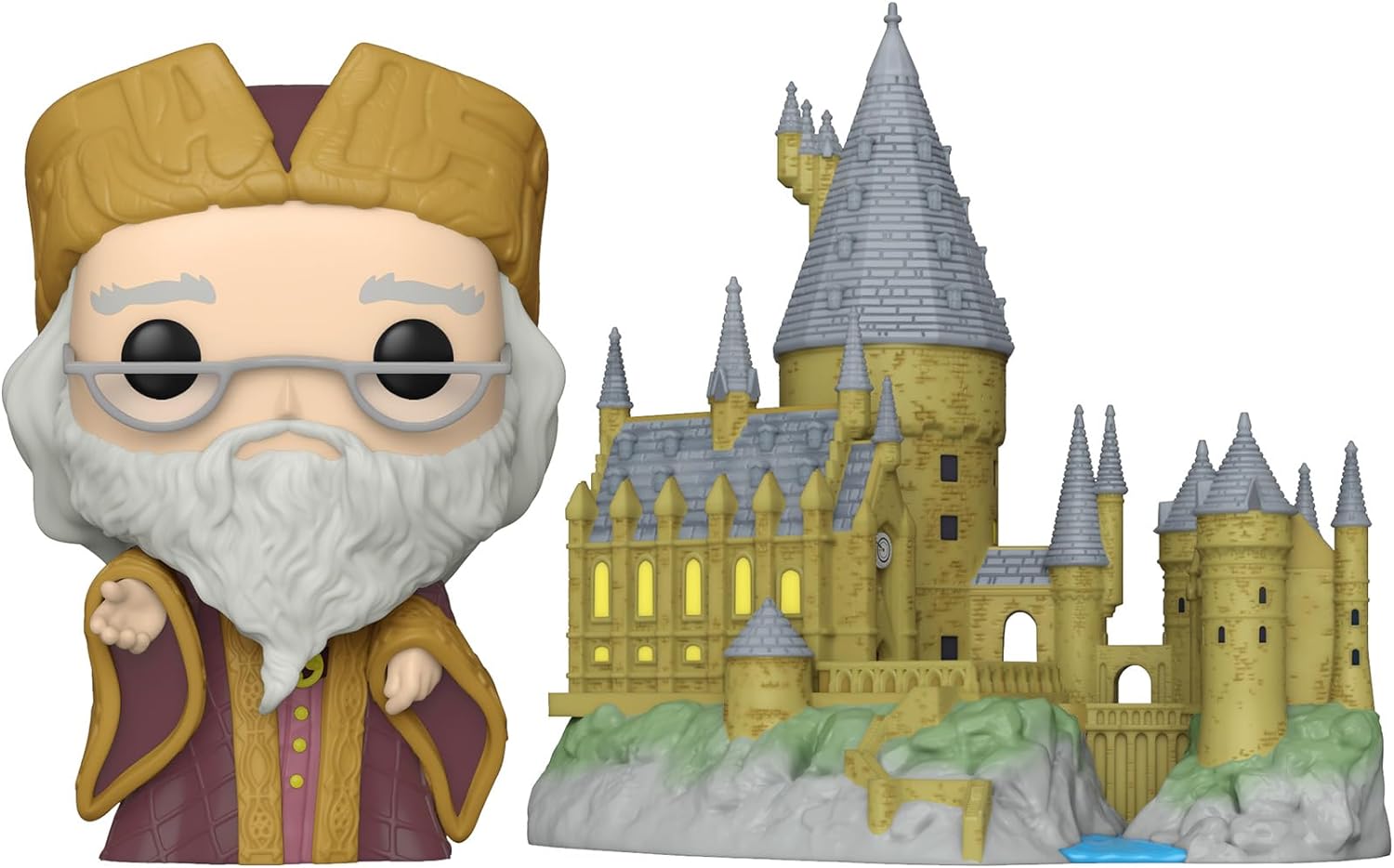 Funko Pop! Town: HP Anniversary - Albus Dumbledore With Hogwarts - Harry Potter - Collectable Vinyl Figure - Gift Idea - Official Merchandise - Toys for Kids & Adults - Movies Fans