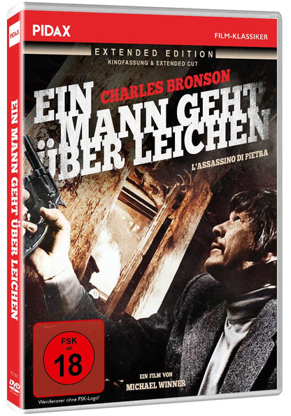 Ein Mann geht über Leichen (L'assassino di pietra) - EXTENDED EDITION / Kinofassung & Extended Cut des Thrillers mit Charles Bronson (Pidax Film-Klassiker