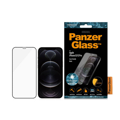 PanzerGlass - iPhone 12/12 Pro Case Friendly, Black