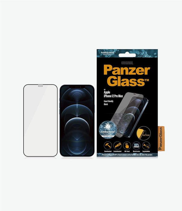 PanzerGlass iPhone 12 Pro Max (CF), Black (AB