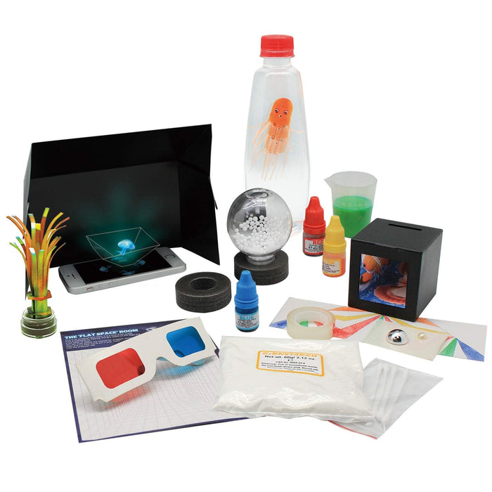 WILD! Science Kids Magic Set | Ideal my first magic set - Science kit for kids -Magic coin & infinity box - A dancing magic hologram show, squishy magic & more