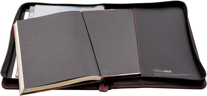 Dungeons & Dragons E-18585 Premium Zippered Book & Character Folio Portfolio, Black/Grey
