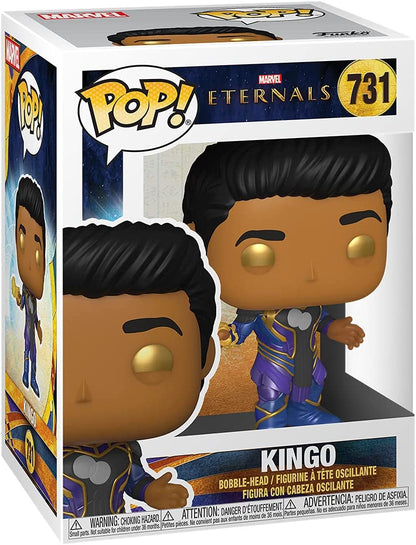 Funko Pop! Marvel: Eternals - Kingo - Marvel Comics - Vinyl-Sammelfigur - Geschenkidee - Offizielle Handelswaren - Spielzeug Für Kinder und Erwachsene - Comic Books Fans