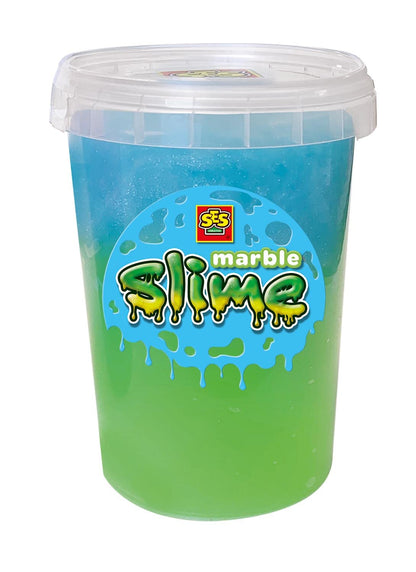 SES Creative 15022 Marble Slime-Green and Blue 200gr