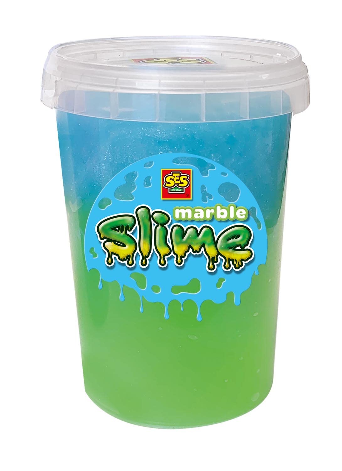 SES Creative 15022 Marble Slime-Green and Blue 200gr