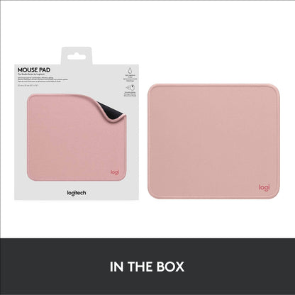 Logitech Mouse Pad - Studio Series, Computer Mouse Mat with Anti-slip Rubber Base, Easy Gliding, Spill-Resistant Surface, Durable Materials, Portable, in a Fresh Modern Design
