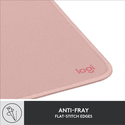 Logitech Mouse Pad - Studio Series, Computer Mouse Mat with Anti-slip Rubber Base, Easy Gliding, Spill-Resistant Surface, Durable Materials, Portable, in a Fresh Modern Design