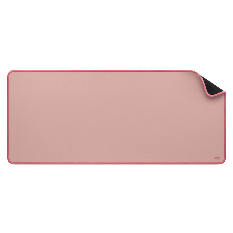 Logitech Desk Mat - Studio Series, Multifunctional Large Desk Pad, Extended Mouse Mat, Office Desk Protector with Anti-slip Base, Spill-resistant Durable Design - Pink Pink Large