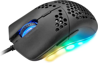 Speedlink SKELL Lightweight Gaming Mouse – 6 lighting modes, adjustable sensor resolution, black