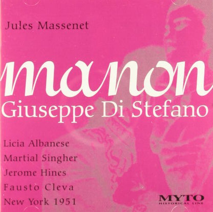 Manon (Cleva, Metropolitan Opera Orchestra, Stefano)