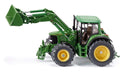 siku 3652, John Deere Tractor with Front Loader, 1:32, Metal/Plastic, Green, Movable front loader, Removable driver's cabin Tractor with Front Loader 1:32