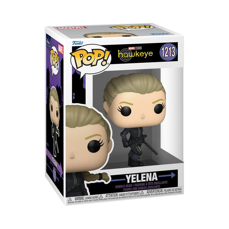 Funko POP! TV: Marvel - Hawkeye - Yelena - 1/6 Odds for Rare Chase Variant, Hawkeye TV Show - Collectable Vinyl Figure - Gift Idea - Official Merchandise - Toys for Kids & Adults - TV Fans
